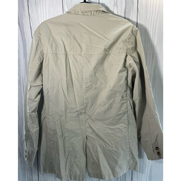 ORVIS Khaki Field Jacket Sports Coat Lined Pockets Size 40Regular (READ)  r1 - Picture 3 of 8